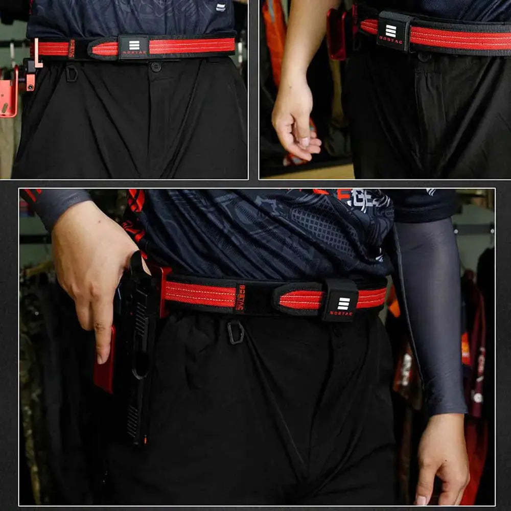 SINAIRSOFT IPSC IDPA Tactical Mens Belt Double Layer Competition Waistband