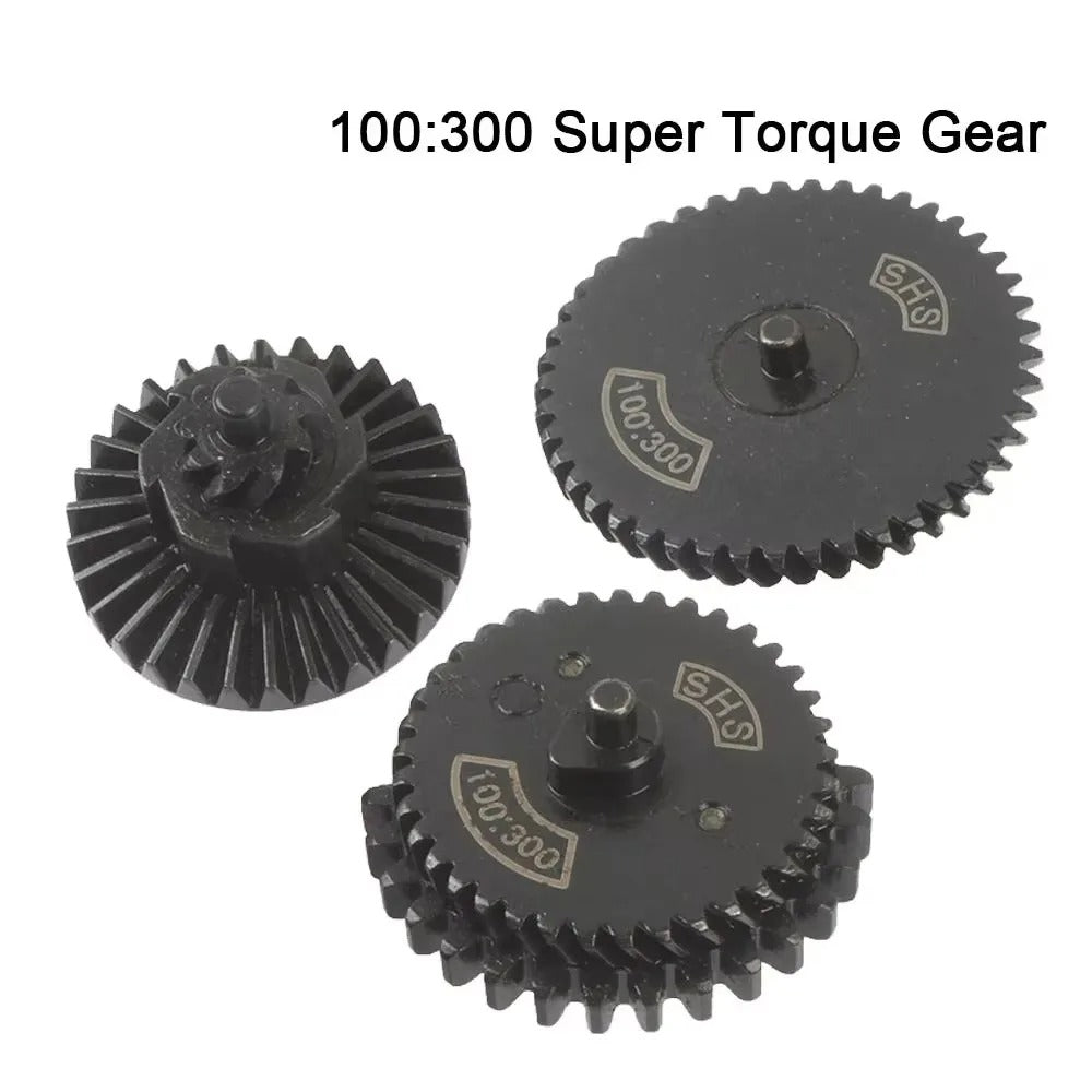 SINAIRSOFT CNC Steel Cut Torque High Speed Original Gear Set for Ver.2/3 AEG EBB Gearbox
