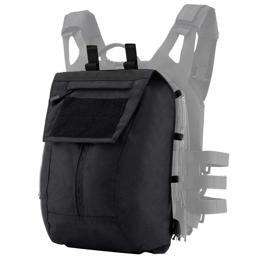 SINAIRSOFT Tactical Pack Zip-on Panel Plate Backpack Carrier Back Bag