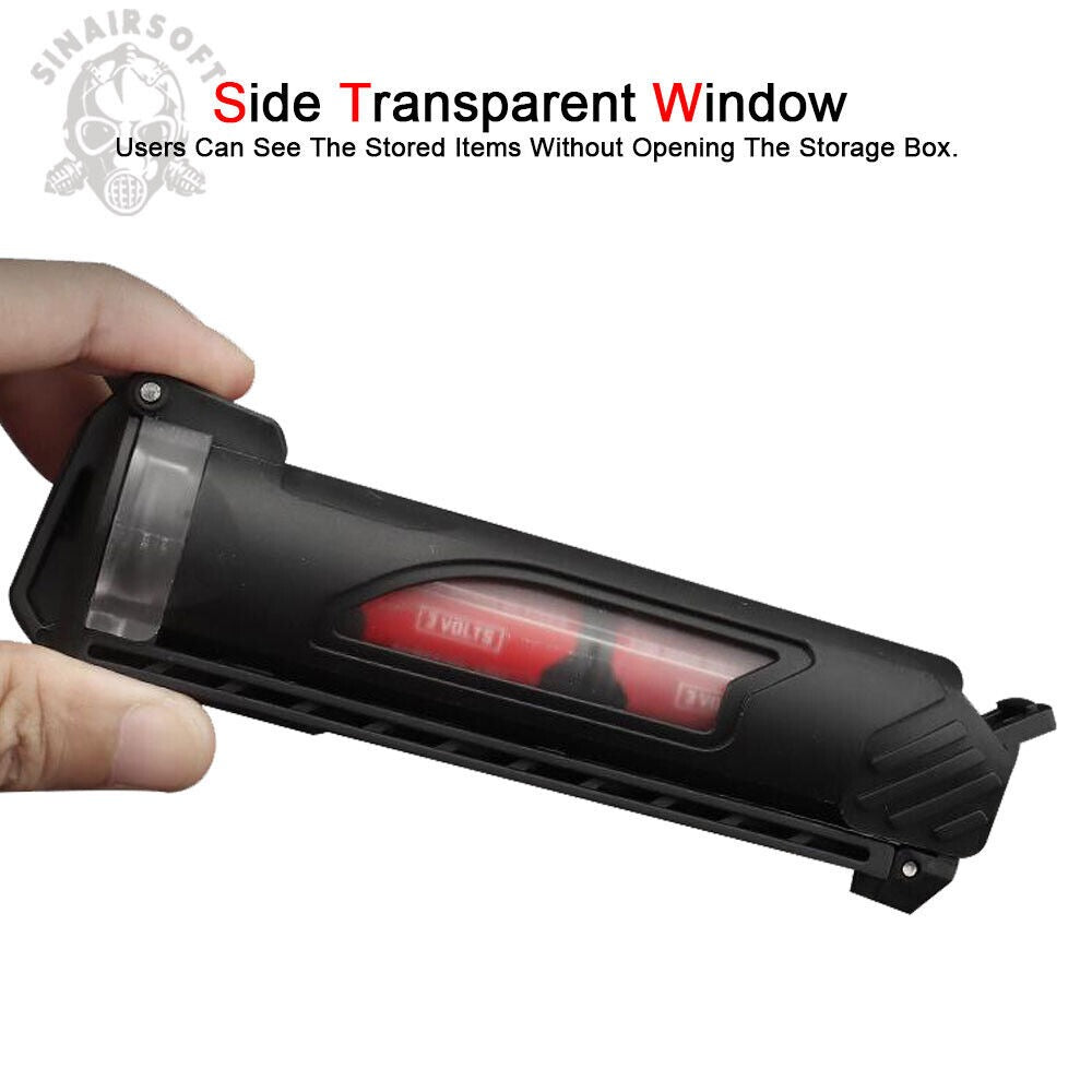 SINAIRSOFT Tactical Battery Box Storage Case Molle Batteries Holder Waterproof