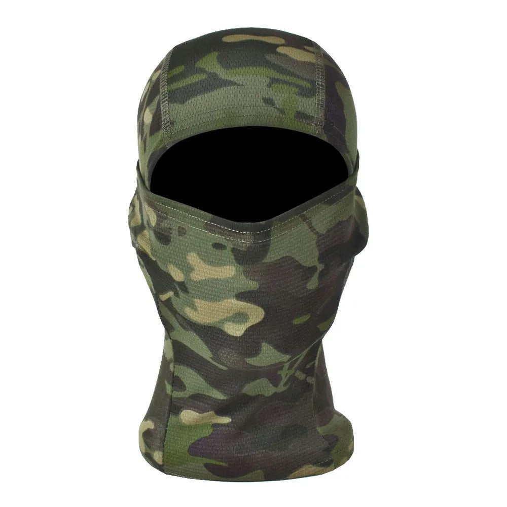 SINAIRSOFT Tactical Camo Full Hat Face Mask Neck Scarf Windproof Cycling Protect