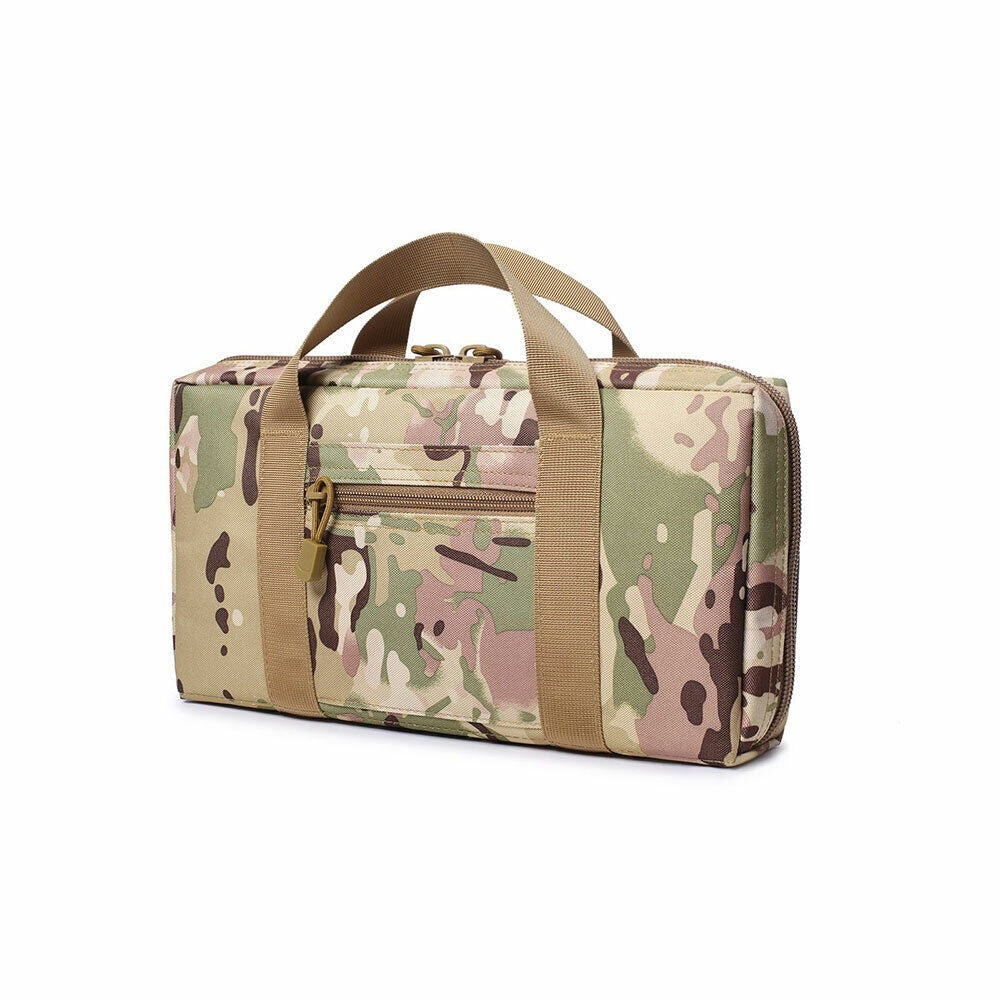 SINAIRSOFT Tactical Pistol Bag Gun Storage Case Handgun Carry Range Pouch
