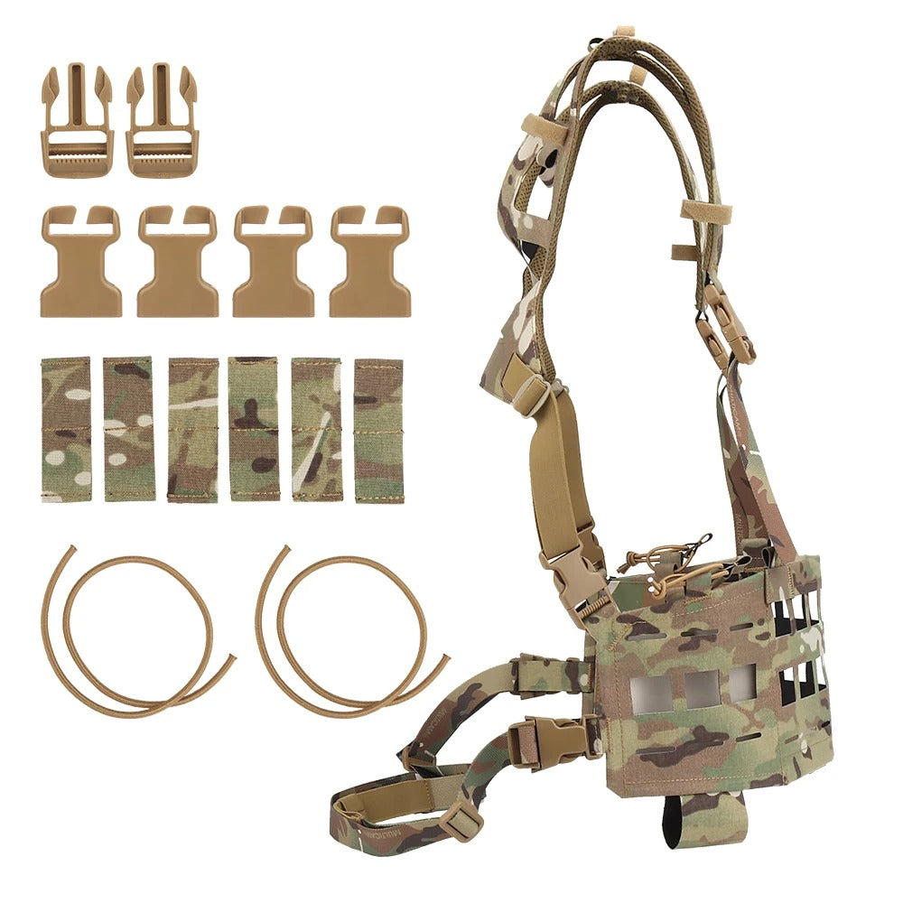 SINAIRSOFT Tactical Molle Vest SPC Portable Lightweight Modular Chest Rig