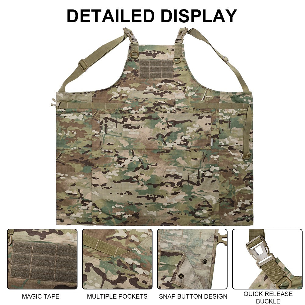 SINAIRSOFT Unisex Sleeveless Tactical Vest Apron