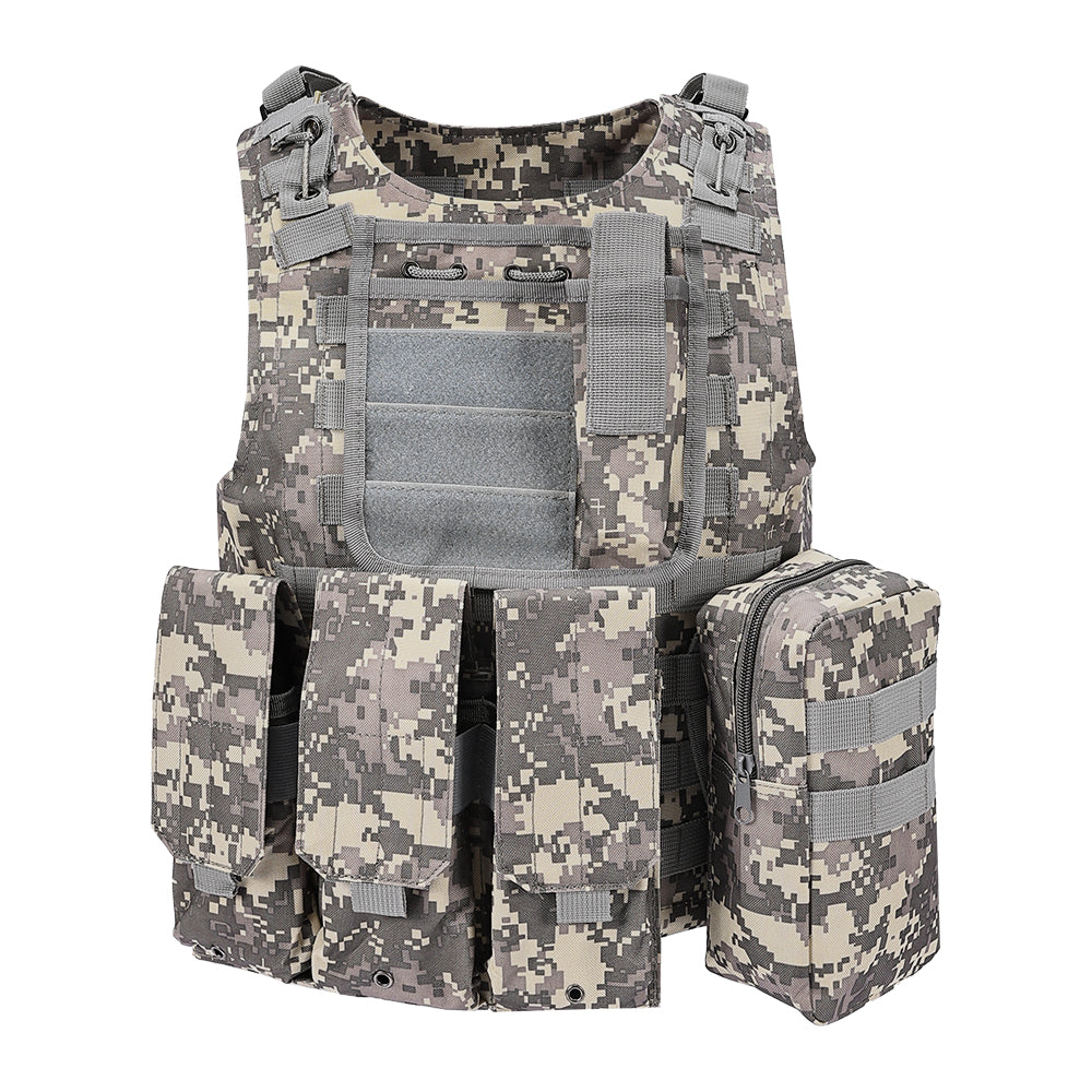 SINAIRSOFT Tactical Vest Molle Combat Assault Plate Carrier for Paintball