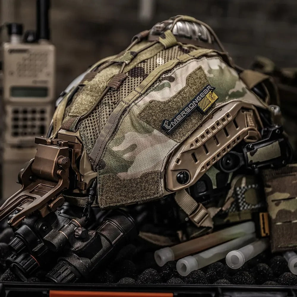 EMERSONGEAR Tactical Ultra-High Cut Gen2 SF Helmet Cover Camo Helmet Cloth