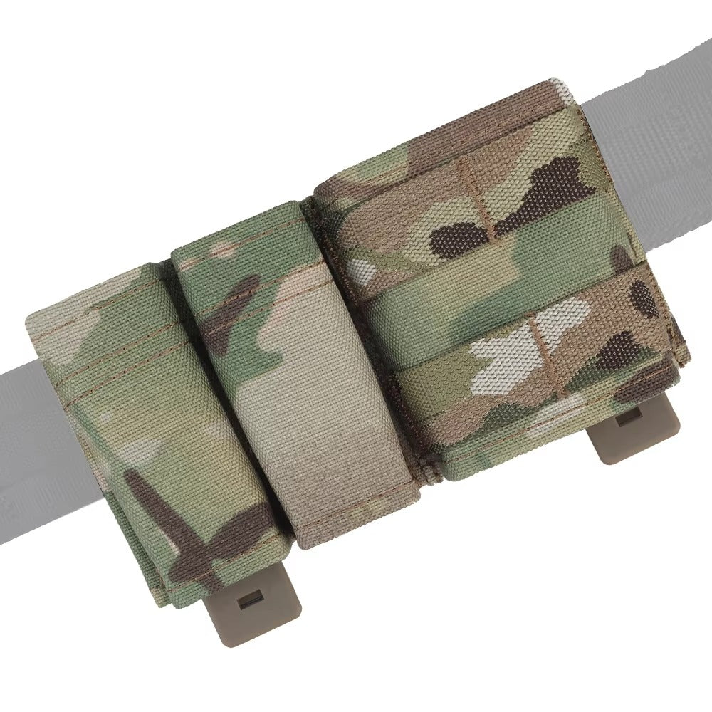 SINAIRSOFT Tactical 9mm 5.56 Magazine Pouch Open Top Mag Carrier MOLLE Rifle Pistol Holder