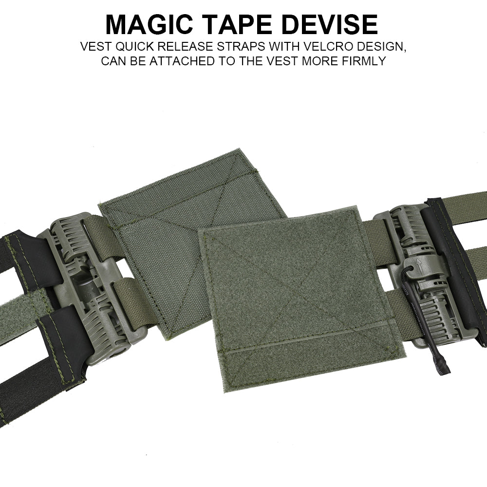 EMERSONGEAR Quick Release Buckle 3-Band Skeletal Cummerbund for JPC Tactical Vest