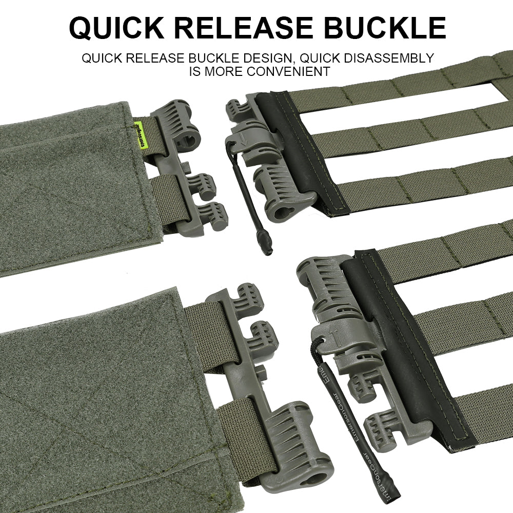 EMERSONGEAR Quick Release Buckle 3-Band Skeletal Cummerbund for JPC Tactical Vest