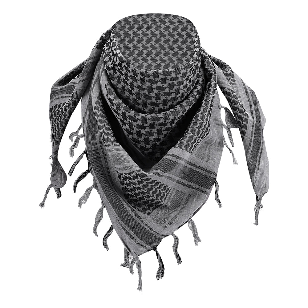 SINAIRSOFT 100% Cotton Shemagh Scarf Arab Tactical Desert Keffiyeh Head Wrap
