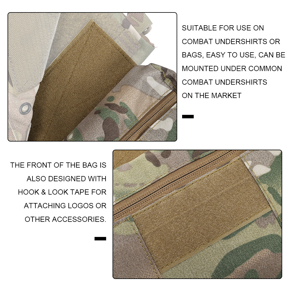 SINAIRSOFT Tactical Molle Chest Rig Drop Dump Pouch Bag For CRM CRX D3 Vest