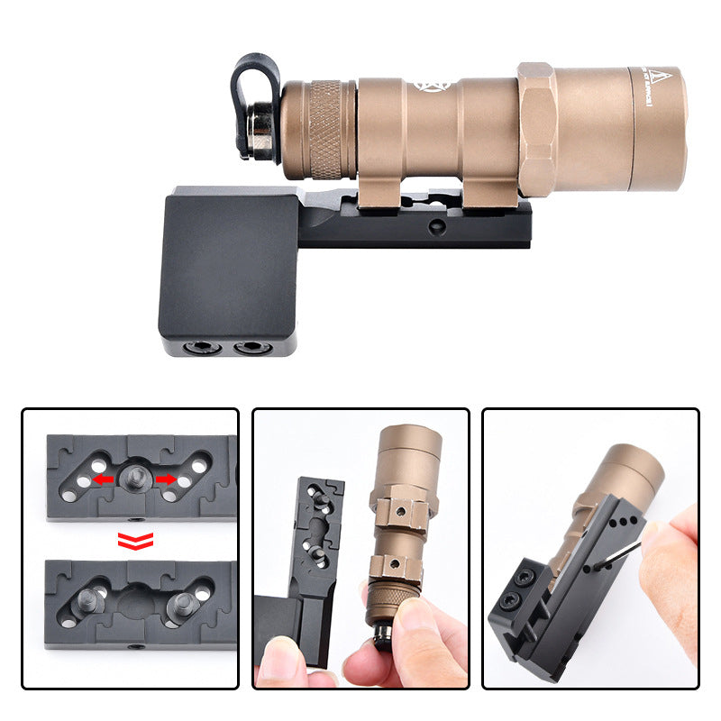 SINAIRSOFT Metal Tactical Flashlight Side Extension Bracket Base