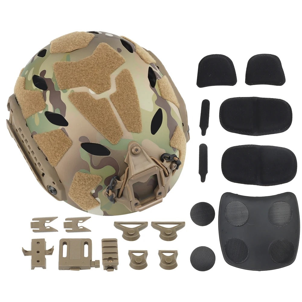 SINAIRSOFT Tactical Helmet SF Helmet FAST Super High Cut Lightweight Protect Gear