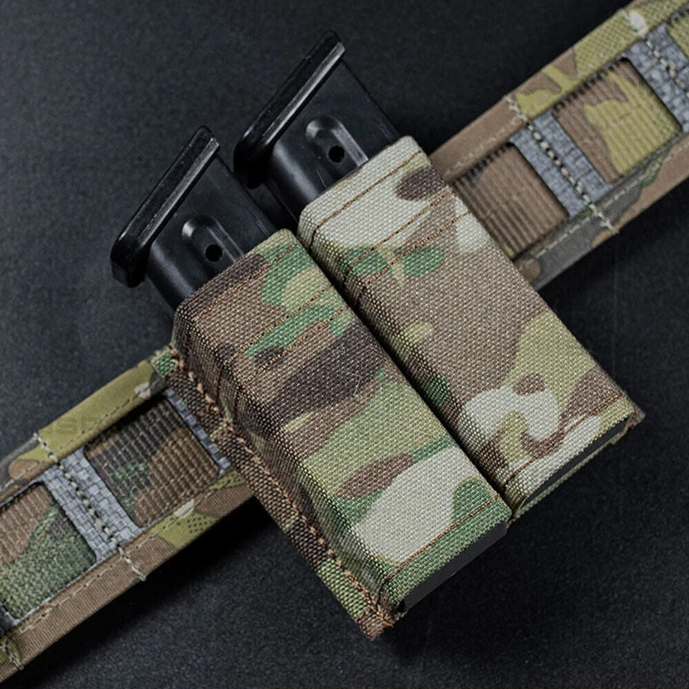 SINAIRSOFT Tactical FAST 9mm Double Mag Pouch Magazine Carrier Holder