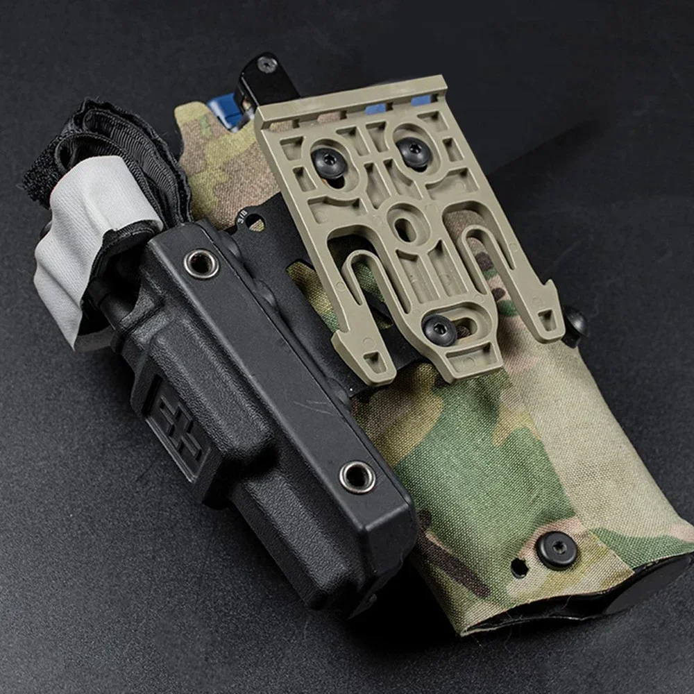 SINAIRSOFT Holster Adapter Platform Stainless Steel Holster Quick  Extension Plate