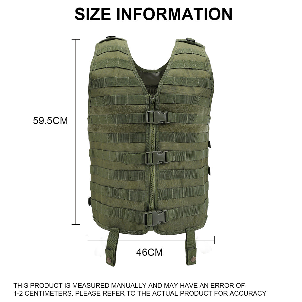 SINAIRSOFT Tactical Vest Combat Hunting Molle Paintball Jacket Vest Plate