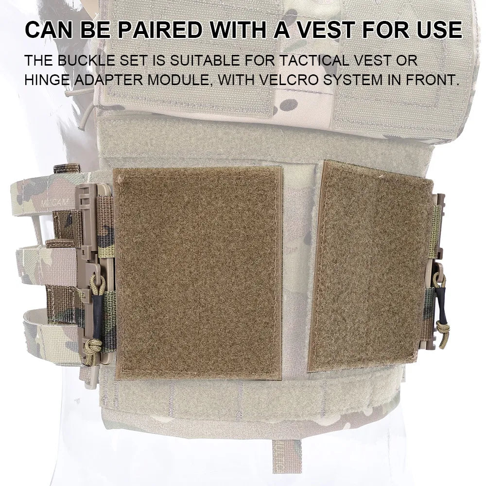SINAIRSOFT Tactical MOLLE Quick Release Buckle Cummerbund Adapter Vest