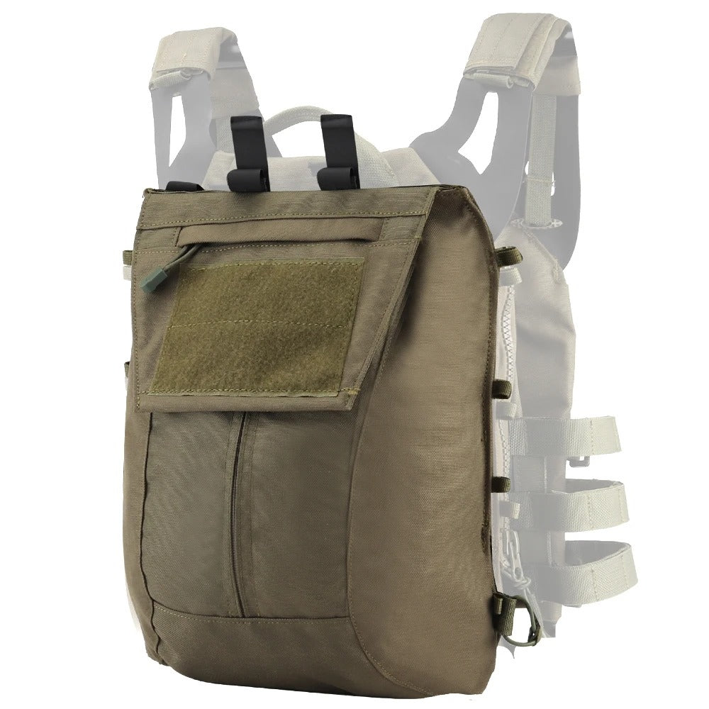 SINAIRSOFT Tactical Pack Zip-on Panel Plate Backpack Carrier Back Bag