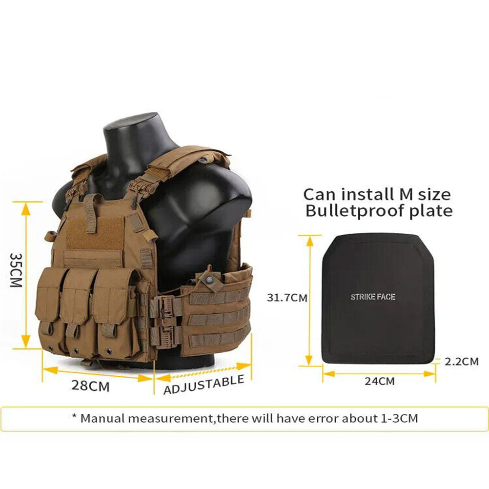 EMERSONGEAR Tactical 6094K Vest Quick Release MOLLE w/ Magazine Pouch