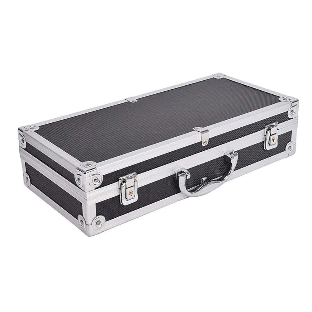 SINAIRSOFT Aluminum Alloy Tactical Pistol Gun Case Padded Foam Carry Hand Tools Box