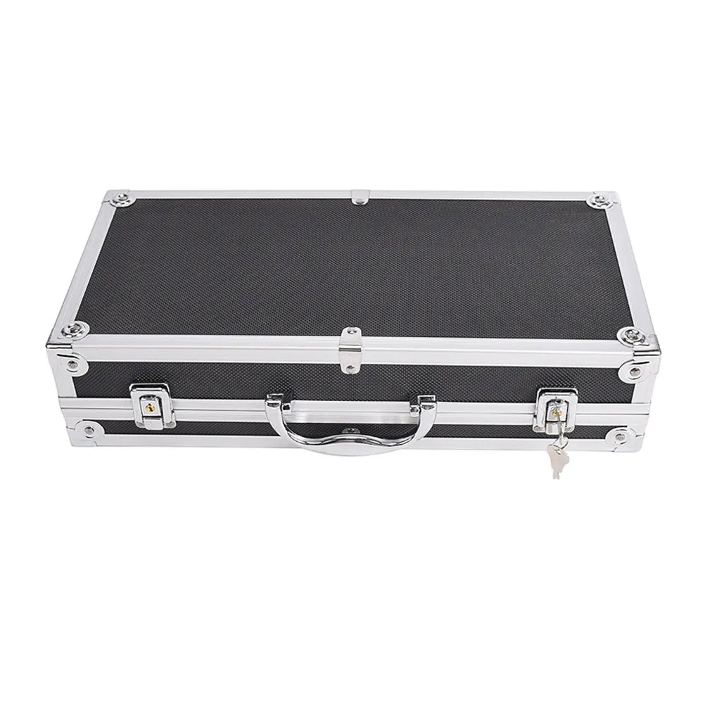 SINAIRSOFT Aluminum Alloy Tactical Pistol Gun Case Padded Foam Carry Hand Tools Box