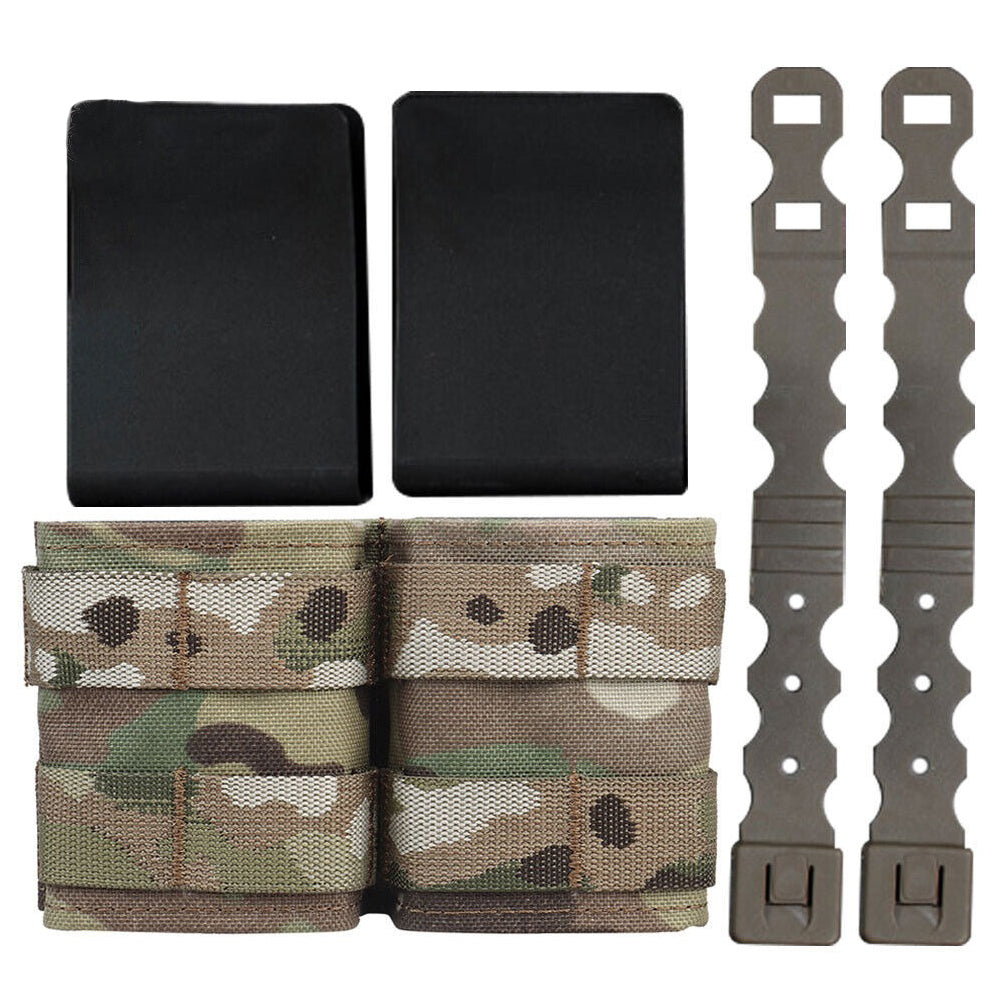 SINAIRSOFT Tactical 5.56mm Double KYWI Molle Magazine Pouch