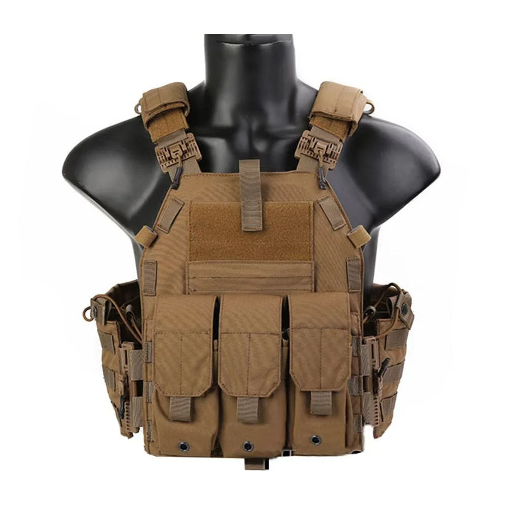 EMERSONGEAR Tactical 6094K Vest Quick Release MOLLE w/ Magazine Pouch