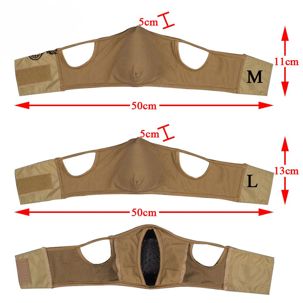 SINAIRSOFT Tactical Shooting Mask Outdoor Cycling Breathable Elastic Soft Mask