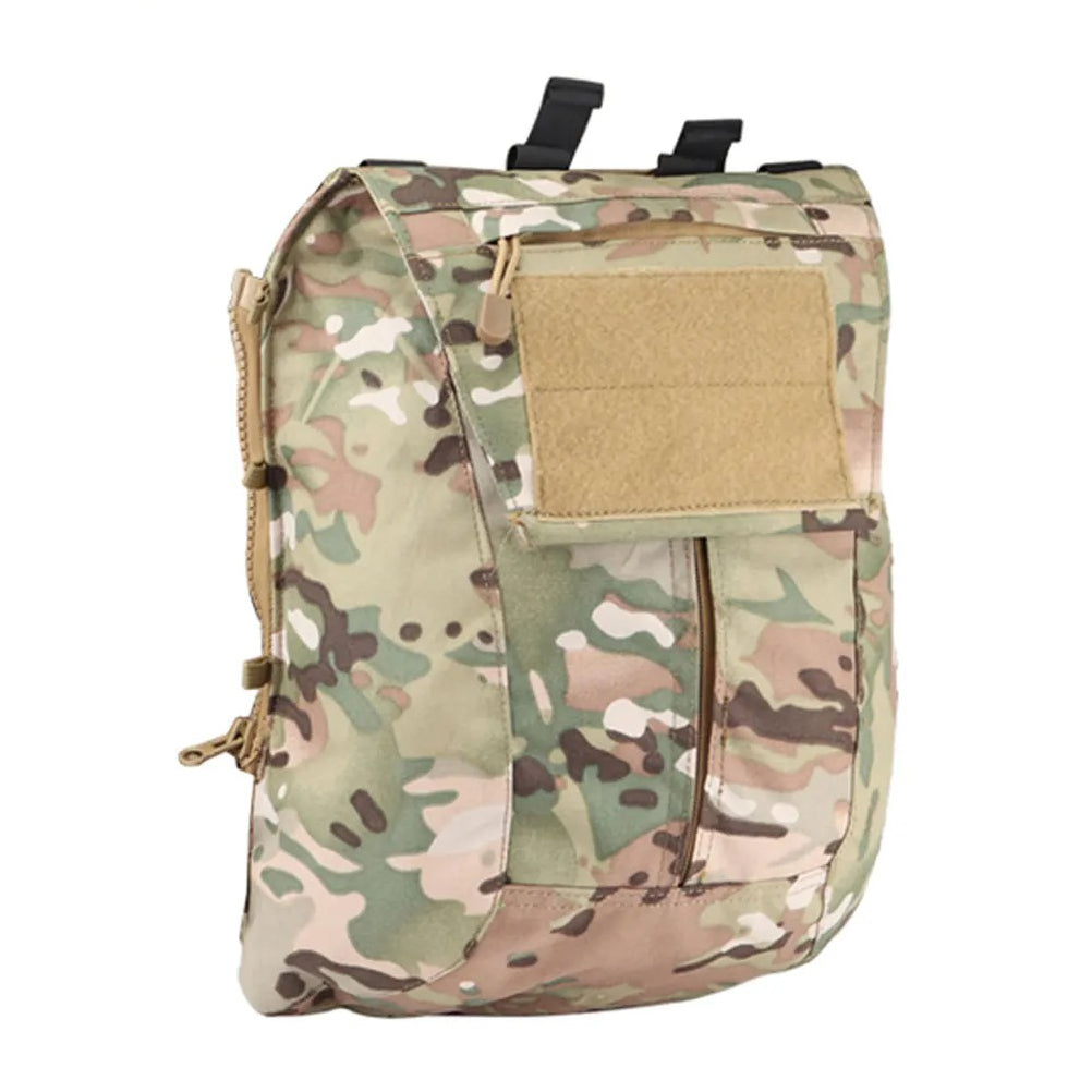 SINAIRSOFT Tactical Pack Zip-on Panel Plate Backpack Carrier Back Bag
