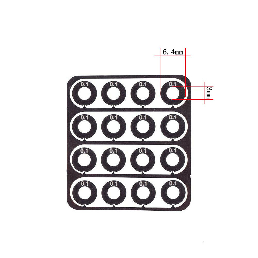 SINAIRSOFT Tactical Stainless Steel Precision Shims For Gearbox AEG Airsoft 0.1 0.2 0.3mm