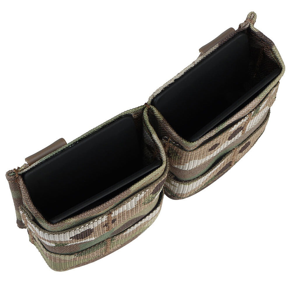 SINAIRSOFT Tactical 5.56mm Double KYWI Molle Magazine Pouch