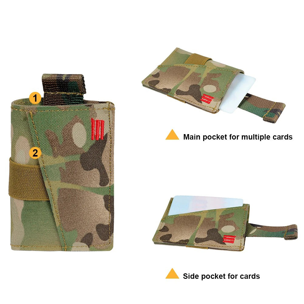 SINAIRSOFT Tactical Utility Credit Card Holder Wallets Pocket Case