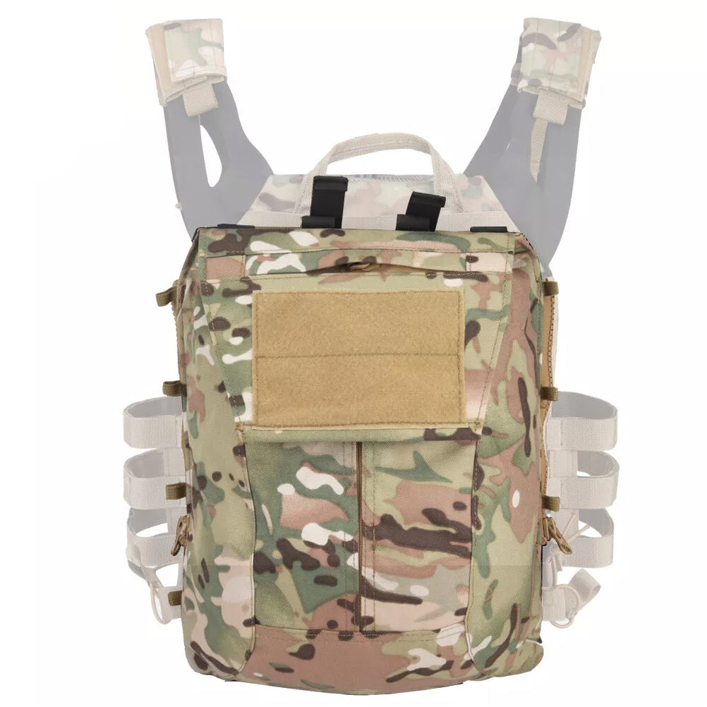 SINAIRSOFT Tactical Pack Zip-on Panel Plate Backpack Carrier Back Bag