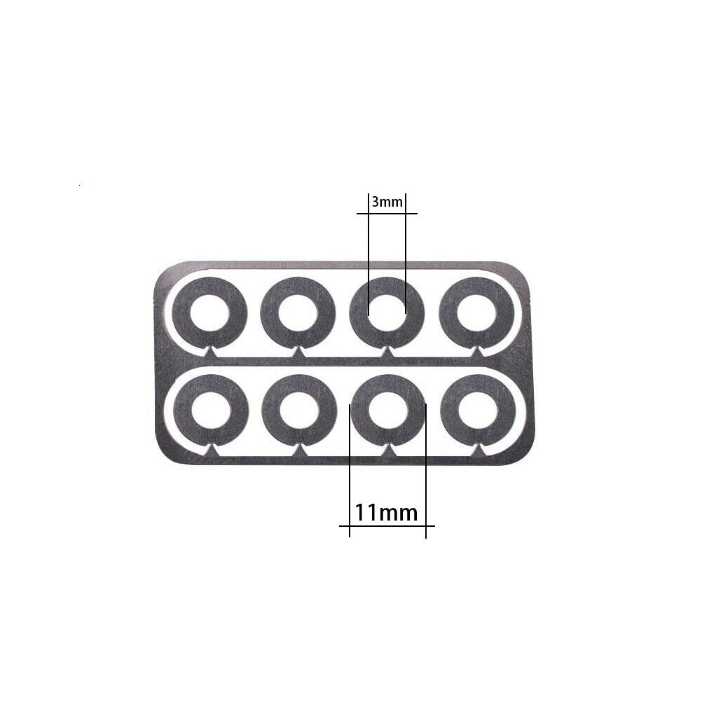 SINAIRSOFT Tactical Stainless Steel Precision Shims For Gearbox AEG Airsoft 0.1 0.2 0.3mm