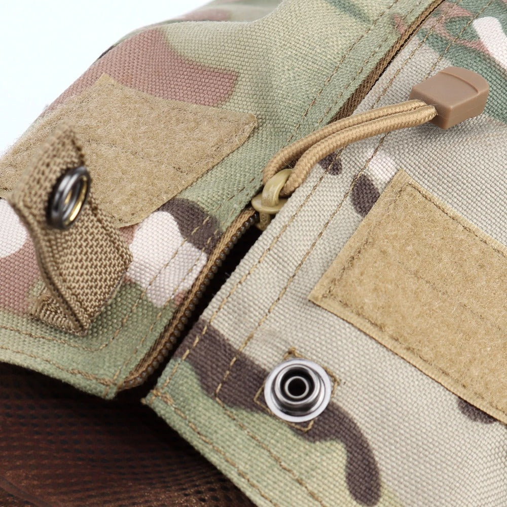 SINAIRSOFT Tactical Pack Zip-on Panel Plate Backpack Carrier Back Bag