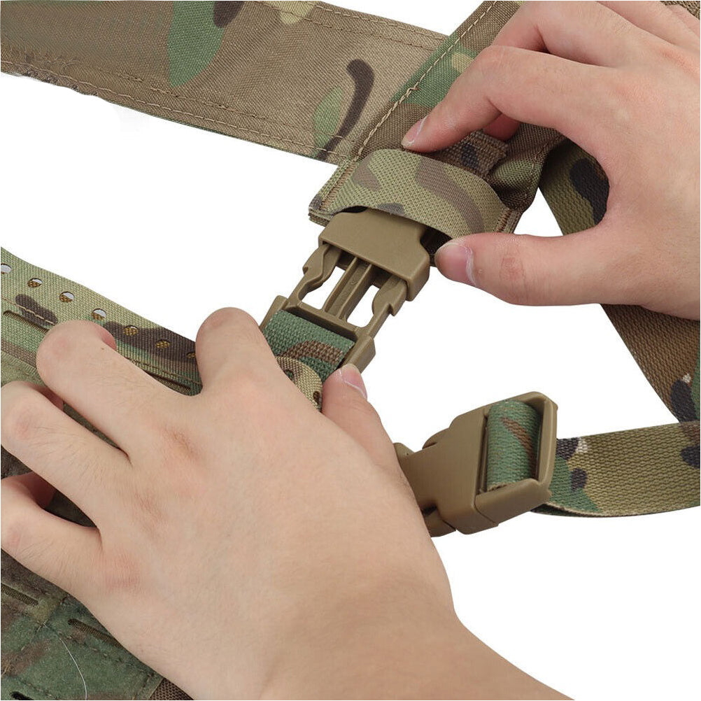 SINAIRSOFT Tactical Chest Rig Vest MK5 Micro Fight Chassis MOLLE Carrier 5.56 Mag Pouch