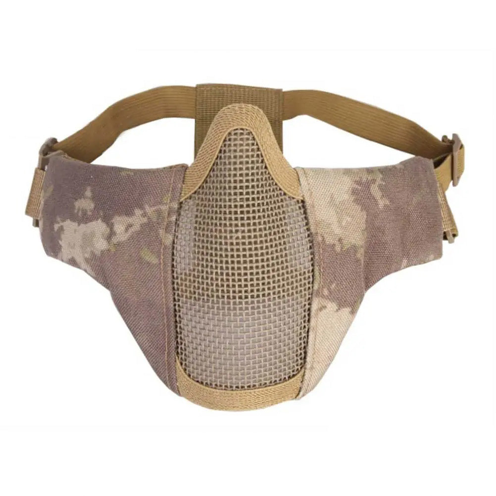 SINAIRSOFT Tactical Airsoft Mask Metal Mesh Half Face Paintball Hunting Mask