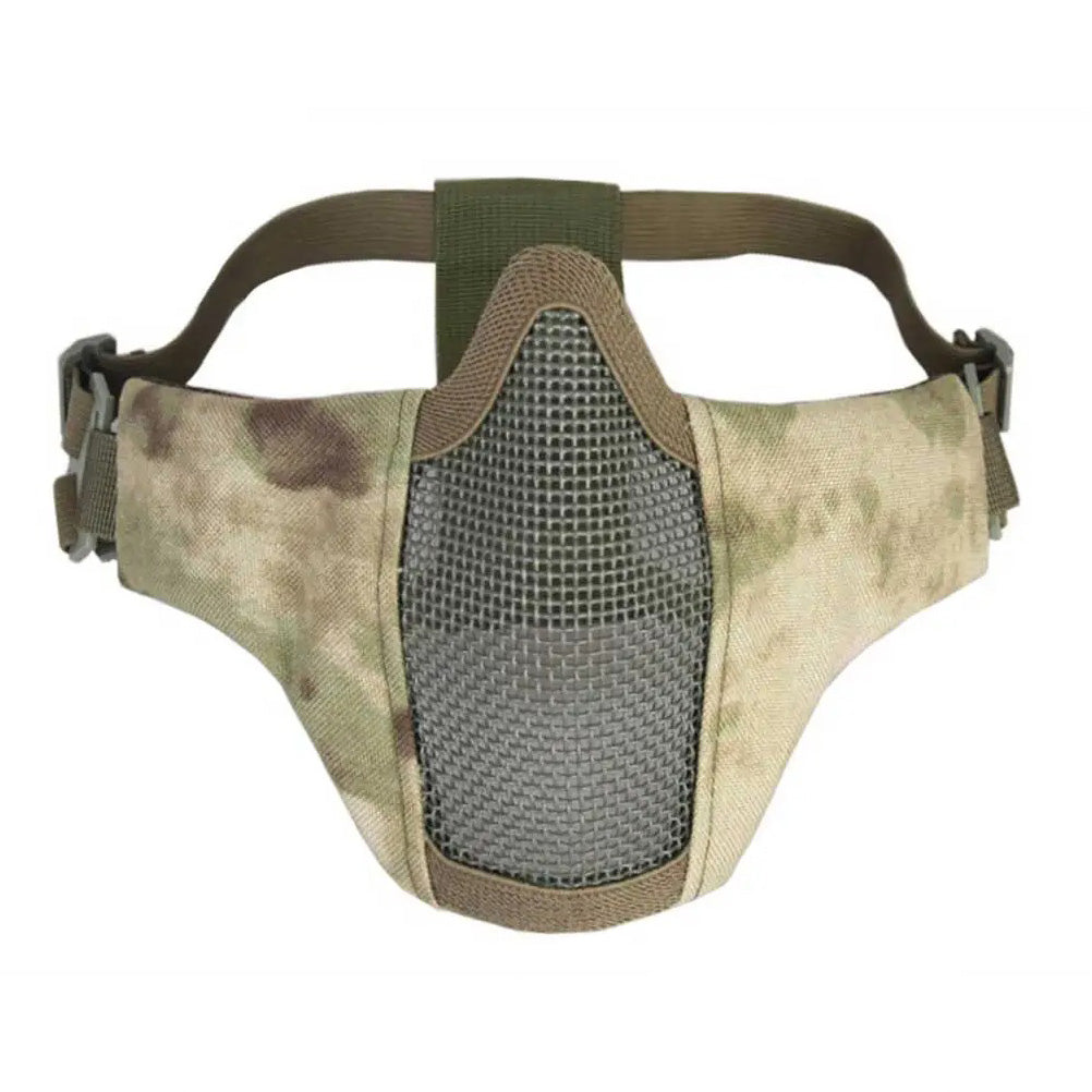 SINAIRSOFT Tactical Airsoft Mask Metal Mesh Half Face Paintball Hunting Mask