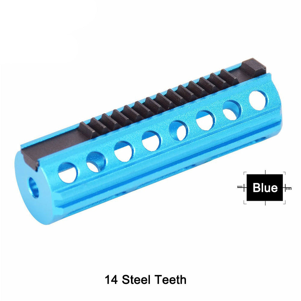 SINAIRSOFT MA Full Steel Or Half 14 Teeth Aluminum Piston for Airsoft AEG Ver. 2/3 Gearbox