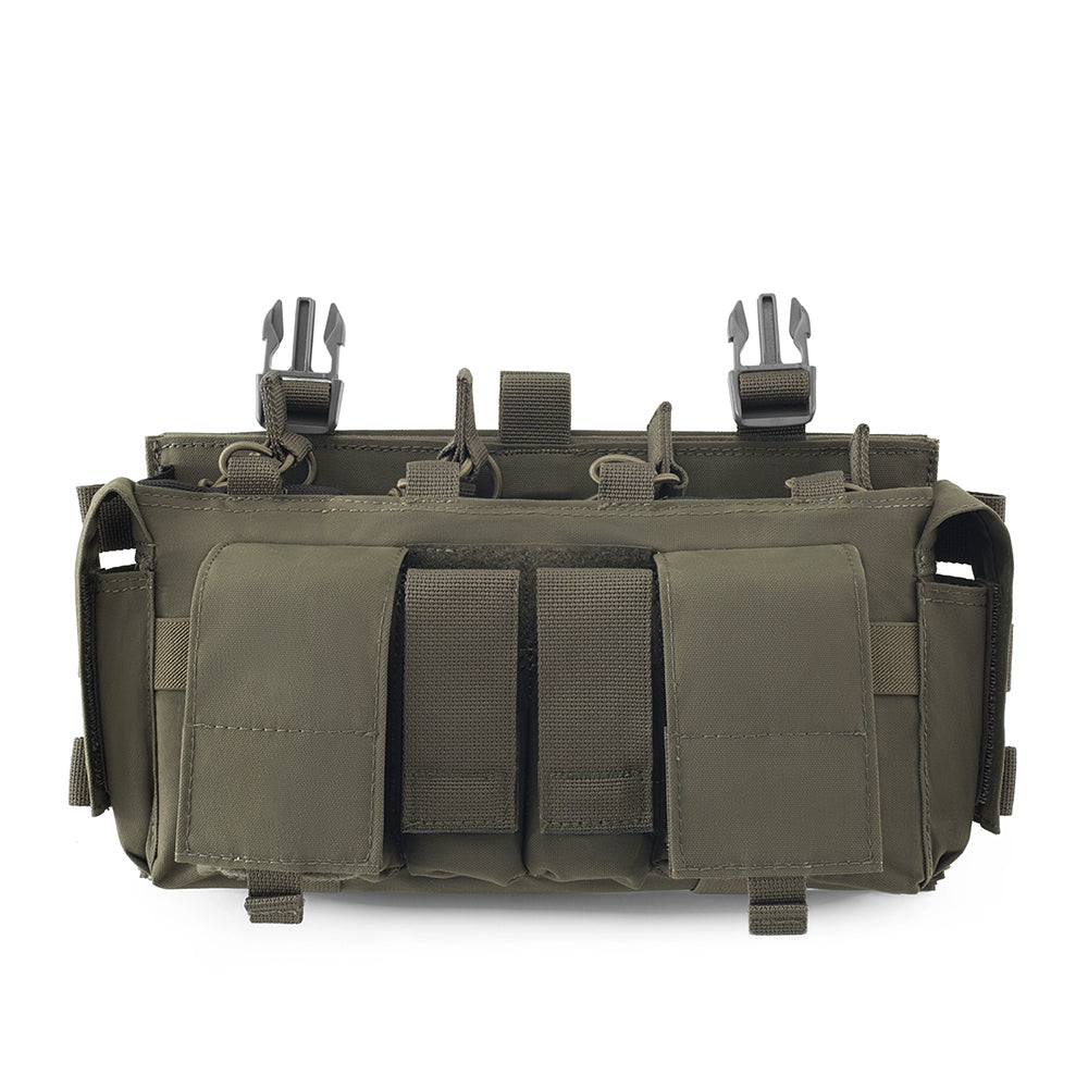 SINAIRSOFT Tactical Magazine MAG Pouch 9mm 5.56 For release buckle Vest Chest Rig