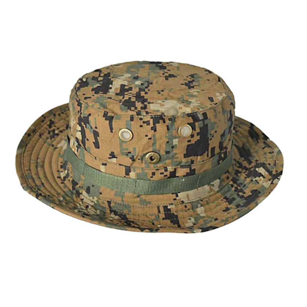 SINAIRSOFT Tactical Boonie Hat Camo Bucket Wide Brim Sun Fishing Bush Booney Cap
