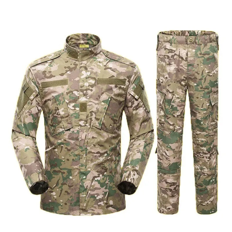 SINAIRSOFT Men'S Tactical BDU Combat Uniform Hunting Clothes Suit Shirt&Pant