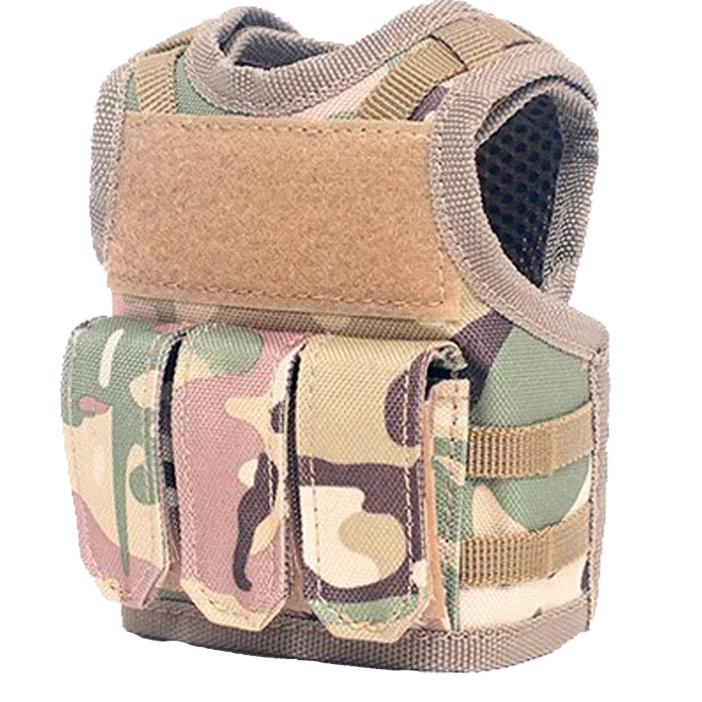 SINAIRSOFT Tactical Beer Bottle Vest Sports Mini Miniature Molle Vest