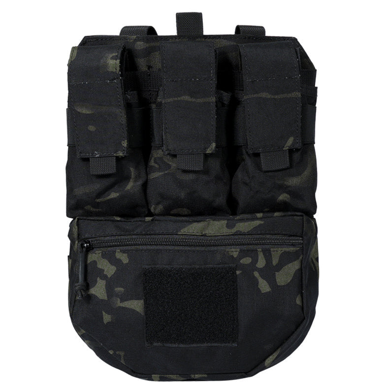 SINAIRSOFT Tactical Assault Back Panel Bag MOLLE Ammo Plate Carrier Pouch For Hunting Vest