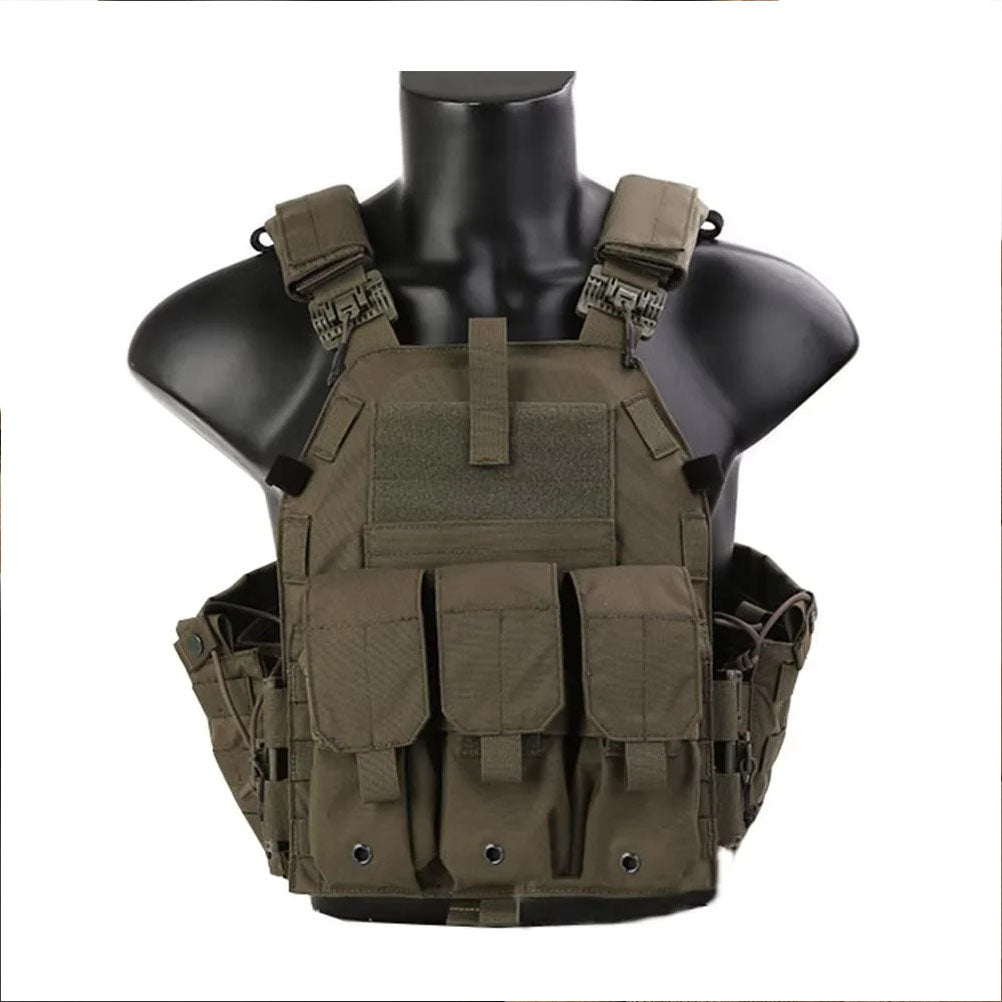 EMERSONGEAR Tactical 6094K Vest Quick Release MOLLE w/ Magazine Pouch