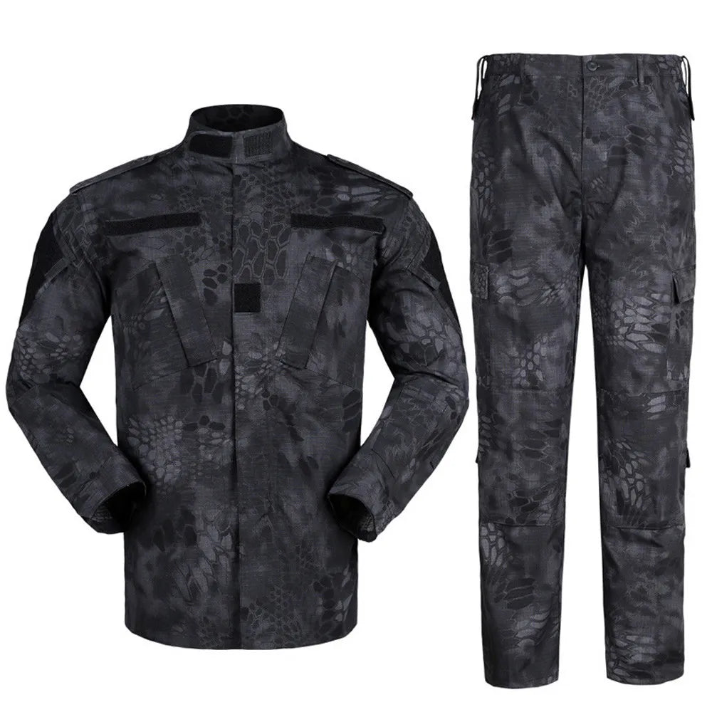 SINAIRSOFT Men'S Tactical BDU Combat Uniform Hunting Clothes Suit Shirt&Pant