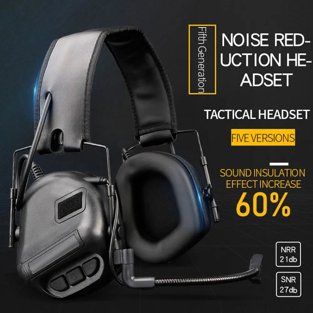 SINAIRSOFT New Tactical Headset Pickup Noise Cancelling Headphones Communication Earphone