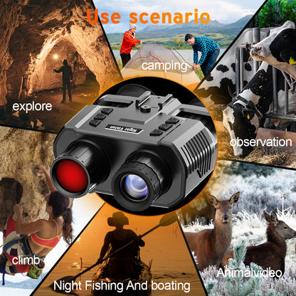 SINAIRSOFT Night-Vision Goggles Telescope Helmet Binoculars 3M 1080P Sensor Video/Audio