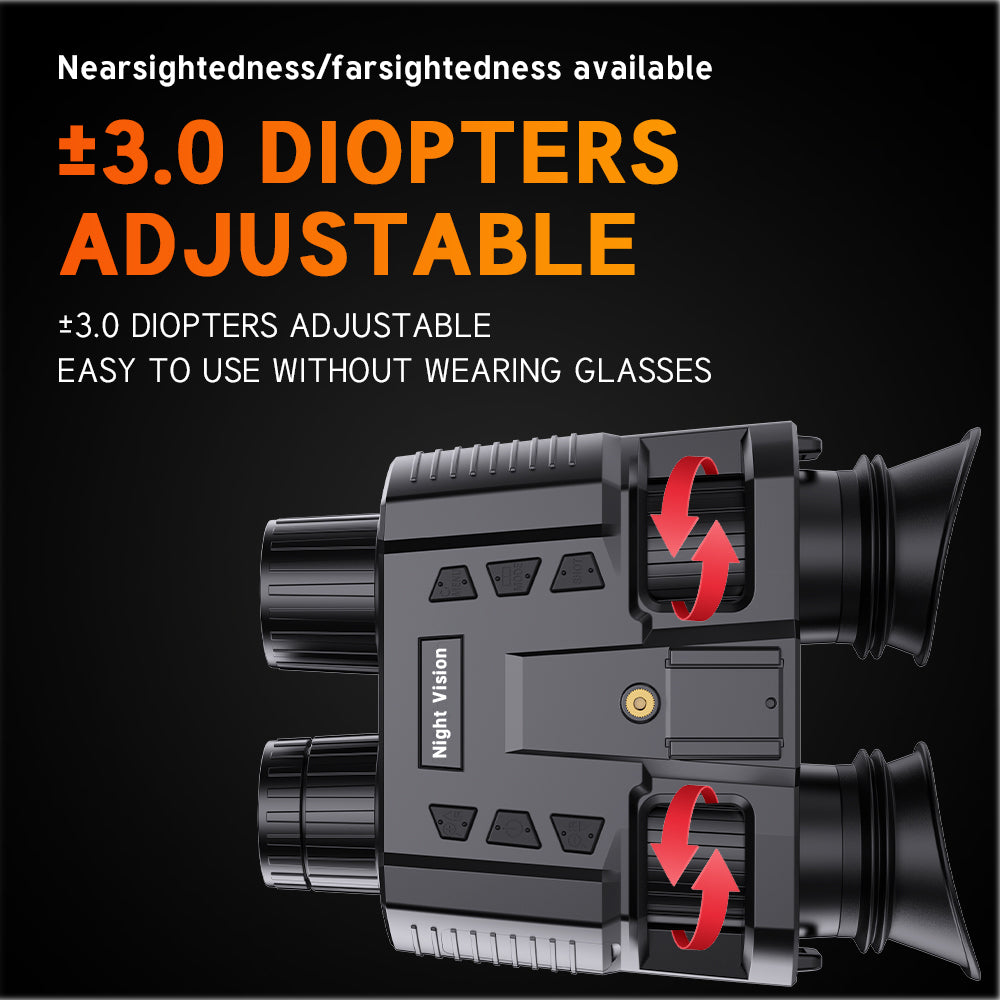 SINAIRSOFT Night-Vision Goggles Telescope Helmet Binoculars 3M 1080P Sensor Video/Audio