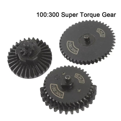 SINAIRSOFT CNC Steel Cut Torque High Speed Original Gear Set for Ver.2/3 AEG EBB Gearbox